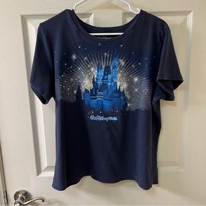 Walt Disney World Castle Short Sleeve T-Shirt Women’s 2X